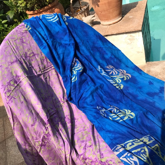 Alegre Pareto Sarongs blue and purple - Picture 3 of 3